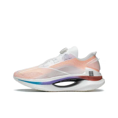 LINING Shadow 1,0 Устойчивый к истиранию Дышащие Низкие Беговые кроссовки Унисекс Флуоресцентный LIP Оранжевый