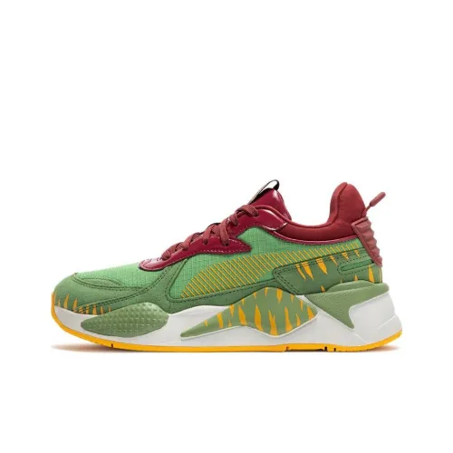 PUMA BATTLE Cat Low Top Повседневная обувь Унисекс Желтый Зеленый Умбра