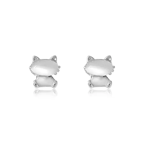 Inkopper 925 стерлинговое серебро серьги-гвоздики женские