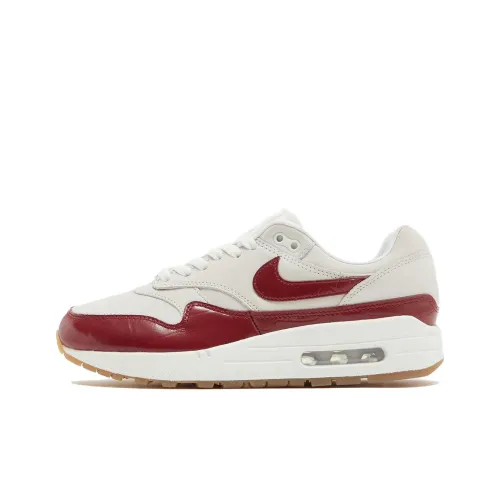 Nike Air Max 1 Casual Low Top Белый Красный Женский