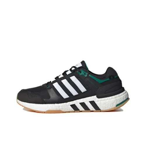 Adidas Equipment+ Slip-resistant Abrasion-resistant Breathable Low-Top Casual Running Shoes Unisex Black White Green Adidas Equipment+ Противоскользящий Устойчивый к истиранию Дышащий Низкий Топ Повседневные Беговые Кроссовки Унисекс Черный Белый Зеленый
