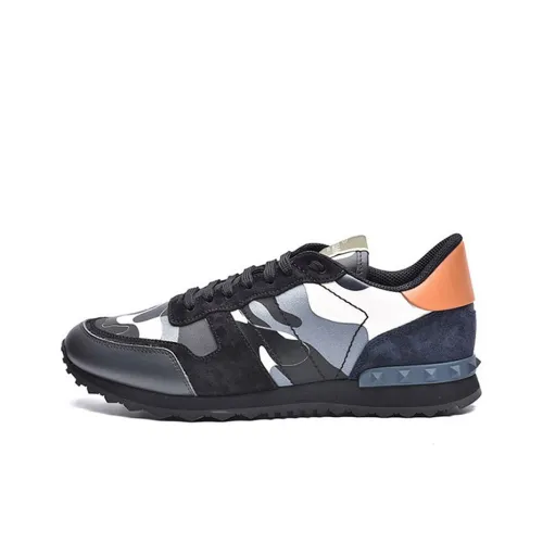 Valentino Rockrunner Спортивная повседневная обувь Мужская Черная Серебряная