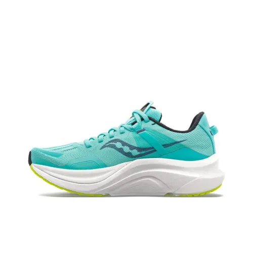 Saucony Tempus TanTu 1 Дышащие и Устойчивые Низкие Кроссовки для Бега Женские Мятно-Зеленые