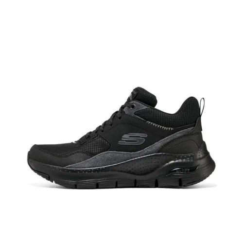 Skechers Arch Fit Low Топ Кэжуал Женский Черный