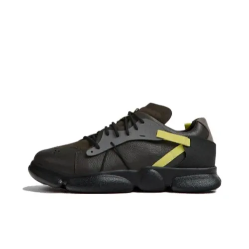 CAMPER Twins Casual Низкий Топ Черный Желтый Мужской