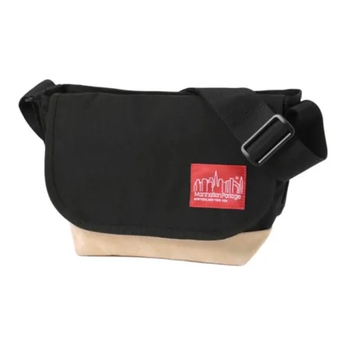 Manhattan Portage 1000D Cordura® Classic Fabric Messenger Bag Shoulder Bag Small Men's Black