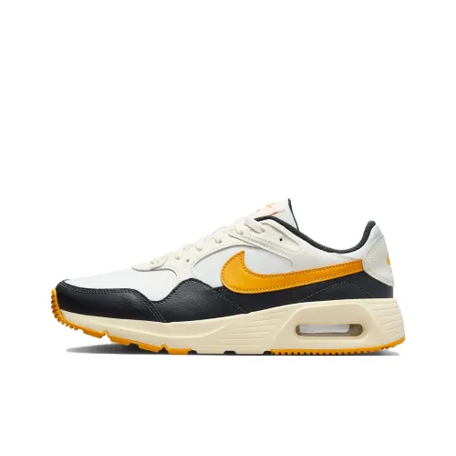 Nike Air Max SC Low Топ Повседневная обувь Унисекс Белый Черный Желтый