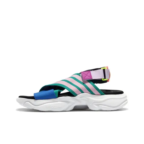 Adidas Originals Magmur Sandal Пляжные сандалии Женские Синий Зеленый Фиолетовый