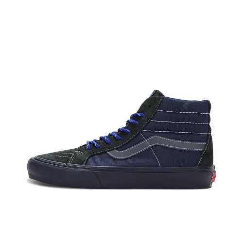 Vans SK8 Reissue Vlt L High Топ Скейтборд Кроссовки Унисекс Синий Черный