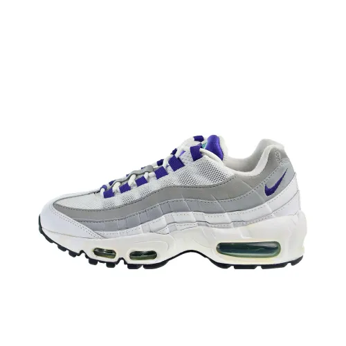 Nike Air Max 95 Low Топ Спортивная Повседневная Обувь Женская Белый Серый Фиолетовый