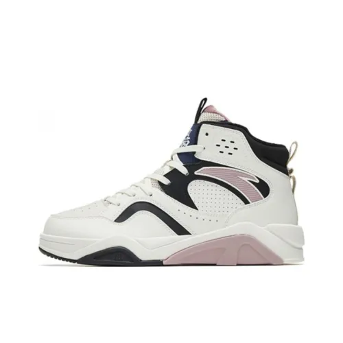 ANTA Пламя 3,0 Slip-on Устойчивый к истиранию Высокий Топ Скейтборд Кроссовки Женские Розовые