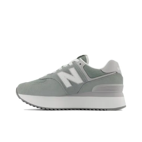 New Balance NB 574 Low Топ Беговые кроссовки Женские Серый