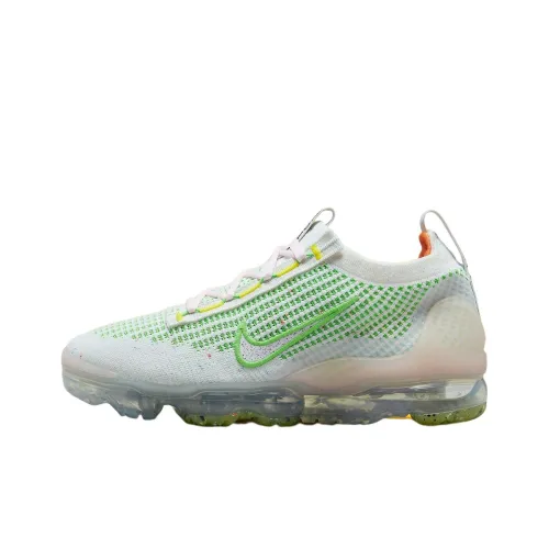 Nike VaporMax 2021 Low Беговые кроссовки Топ Женские Белый Зеленый