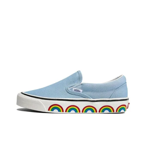 VANS Slip On Series Classic Low Top Скейтборд Кроссовки Unisex Blue