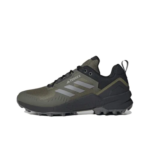adidas Terrex Swift R3 Поход Легкий Износостойкий и Нескользящий Низкий Топ Альпинизм Уличная обувь Зеленый