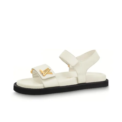 LOUIS VUITTON Sunset Beach Sandals Женские Белые
