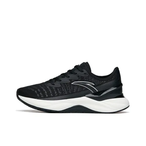 ANTA Tron 2,0 Амортизирующие подошва Противоскользящие и устойчивые к истиранию Низкий топ Беговые кроссовки Мужские Черные