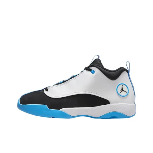 Jordan Jumpman Pro QUICK Противоскользящий Устойчивый к истиранию Низкий Топ Винтажные Баскетбольные Кроссовки Мужские Черный Белый Синий