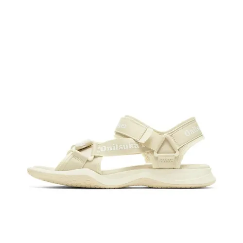 Onitsuka Tiger Ohbori Strap Пляжные сандалии Унисекс Кремовый Белый