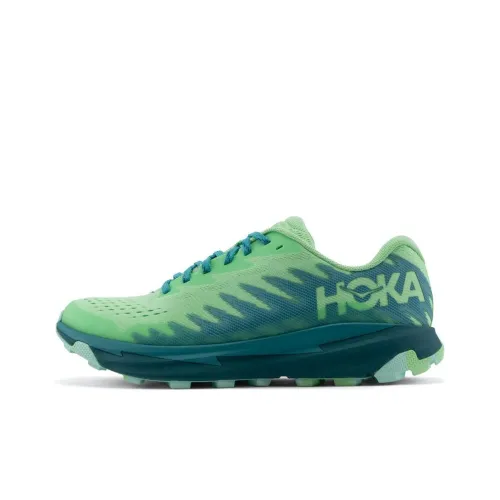 HOKA ONE ONE Torrent 3 Амортизаторы Slip-resistant устойчивые к истиранию низкий топ унисекс зеленый