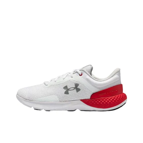 Under Armour Charged Escape 4 Low Топ Беговые кроссовки Мужской Белый Красный