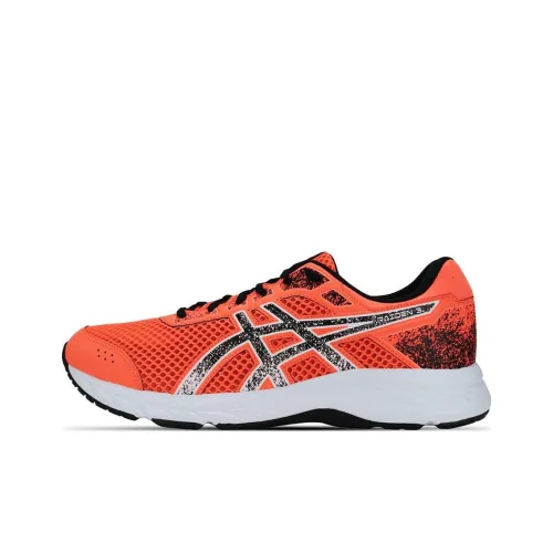 Asics Raiden 3 Slip Resistant Shock Absorbers с антискользящими свойствами и устойчивыми к истиранию низкими беговыми кроссовками оранжево-черного цвета