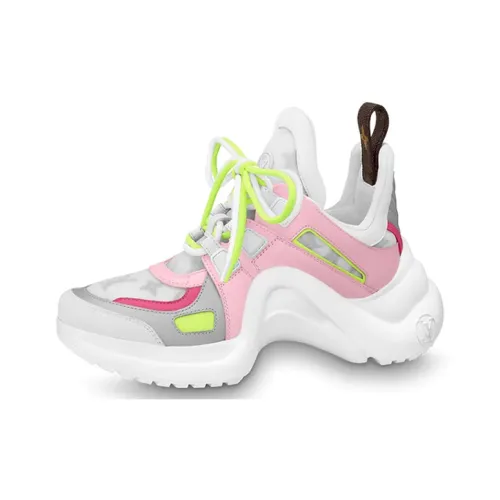 LOUIS VUITTON Archlight Low Топ Повседневная обувь Женская Розовый Зеленый