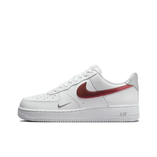Nike Air Force 1 'Picante Красный' Низкие Кроссовки для скейтбординга Мужские Белые