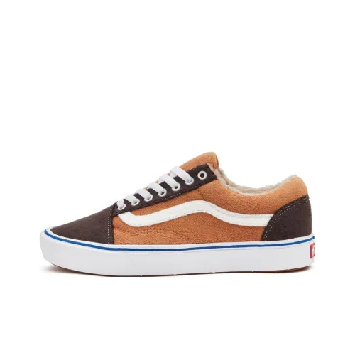 VANS Old Skool Collection Comfi Kush Low Топ Скейтборд Кроссовки Унисекс Коричневый Белый