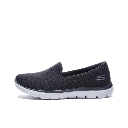 Skechers Summits Slip-On Low Top Спортивная Повседневная Обувь Женская Серый