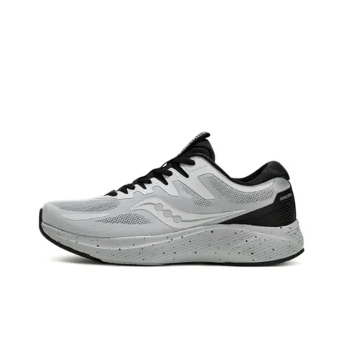 Saucony Lancer Shock Absorbers Slip-resistant Abrasion-resistant Low-top Беговые кроссовки Unisex Серый
