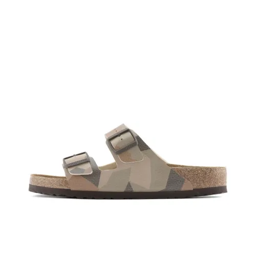 Birkenstock Arizona EVA Устойчивые к истиранию Слипоны Унисекс Камуфляж Коричневый