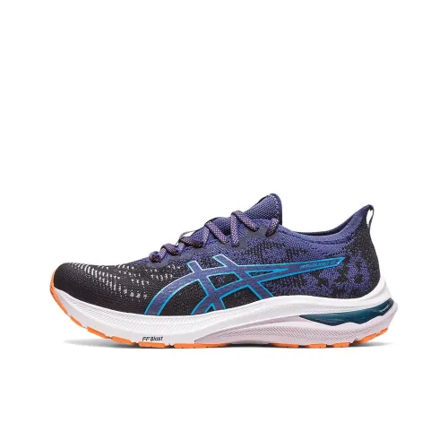 Asics GT 2000 11 Устойчивый к истиранию Дышащий Низкий Топ Беговые кроссовки Мужские Фиолетовый Черный