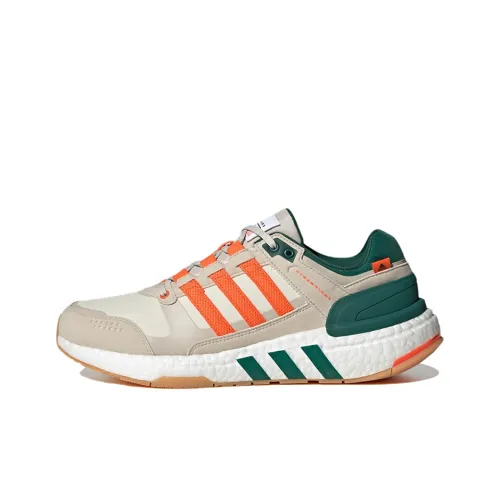 Adidas Equipment+ Slip-Resistant Abrasion-Resistant Low Top Training Running Shoes Women's Gray Orange Green Adidas Equipment+ Slip-Resistant Abrasion-Resistant Низкий Топ Тренировочные Беговые Кроссовки Женские Серый Оранжевый Зеленый