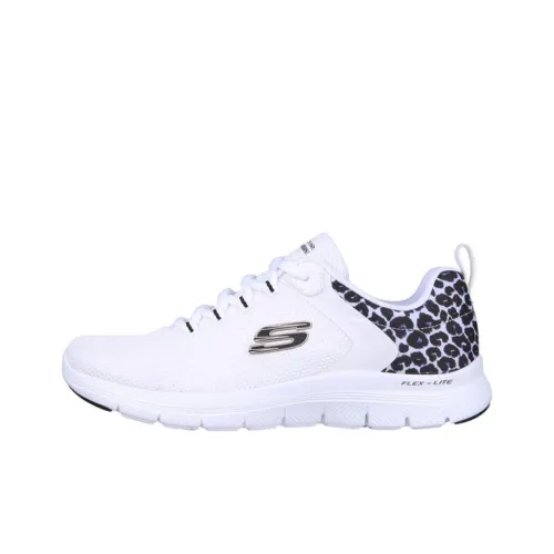 Skechers Flex Appeal 4,0 Low Топ Спортивная повседневная обувь Женская Белая