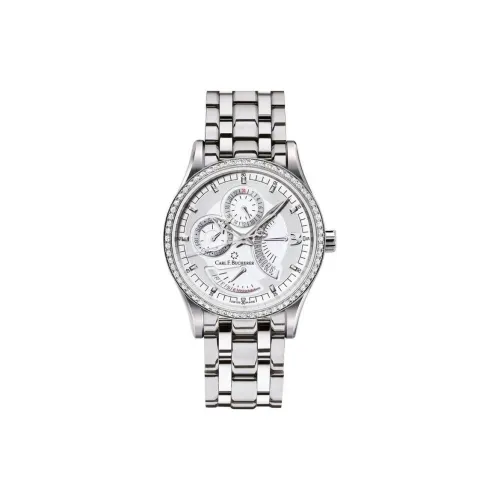 Carl F.Bucherer Автоматический Механический Механизм Мужские Часы из Коллекции MANERO 40 мм Серебряные