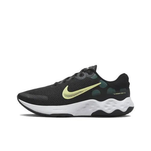 Nike Renew Ride 3 Slip-resistant Abrasion-resistant Low Top Casual Running Shoes Men's Black Найк Ренью Райд 3 Противоскользящий Устойчивый к истиранию Низкий Топ Повседневные Беговые Кроссовки Мужские Черные