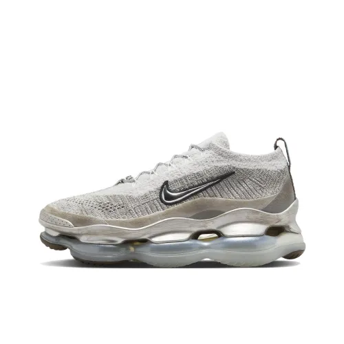 Nike Air Max Scorpion Аbrasion Resistant Низкий Топ Повседневные Беговые кроссовки Женские Серый Переработанный Материал