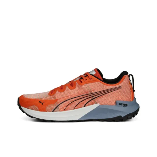 PUMA Fast Trac Nitro Slip-Resistant Abrasion-Resistant Lightweight Low-Top Trail Running Shoes Men's Orange Red PUMA Fast Trac Nitro противоскользящие устойчивые к истиранию легкие низкие кеды для бега по пересеченной местности Мужские Оранжево-красные