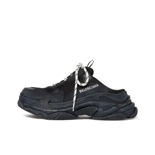 Balenciaga Triple S Стильный Сандал Женские Черный