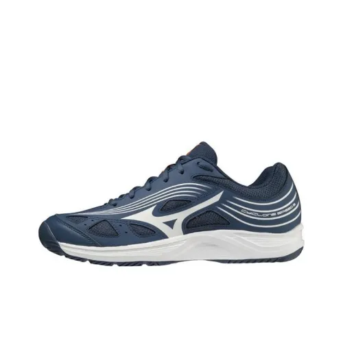 Mizuno Cyclone Speed 3 CYCLONE противоскользящие абразионные устойчивые низкие волейбольные кроссовки унисекс синие белые