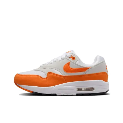 Nike Air Max 1 Casual Low Top Белый Оранжевый Женский