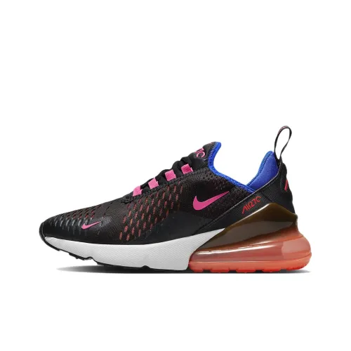 Nike Air Max 270 Low Топ Спортивная Повседневная Обувь Женская Черная