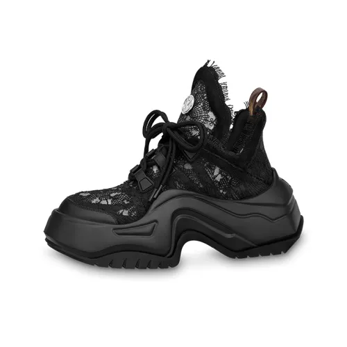 LOUIS VUITTON Archlight 2,0 Low Топ Спортивная Повседневная Обувь Женская Черная