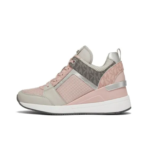 MICHAEL KORS Georgie MID Топ Спортивная Повседневная Обувь Женская Розовая Серый