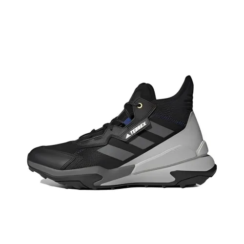 adidas Terrex Hyperblue MID Противоскользящий Устойчивый к истиранию MID Топ Уличная обувь Черный Серый
