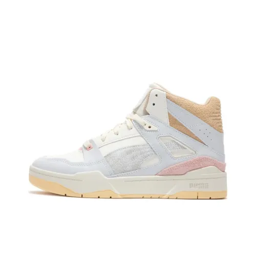 PUMA Slipstream Hi Thrifted High Топ Скейтборд Кроссовки Женские Синий Белый Розовый
