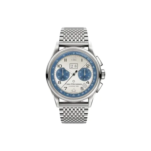 Carl F.Bucherer Автоматический Механический Механизм Мужские Часы Carl F. Bucherer Collection 41 мм Серебряные