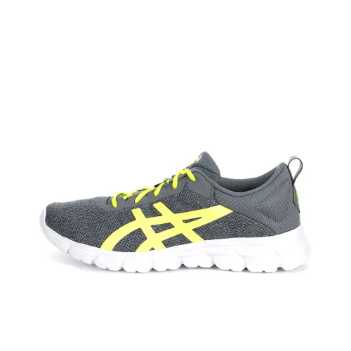 Asics Quantum LYTE Gel Abrasion-Resistant Низкие Кроссовки для Бега Мужские Серый Желтый