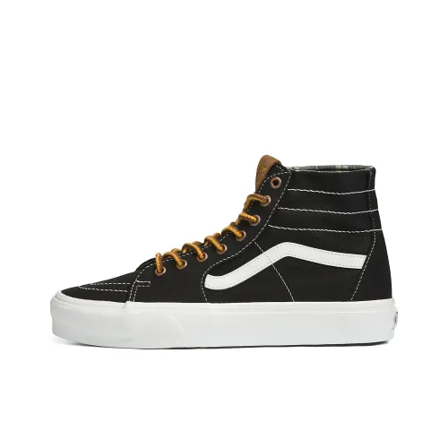 VANS SK8 CA Throwback High Топ Скейтборд Кроссовки Унисекс Черный Желтый
